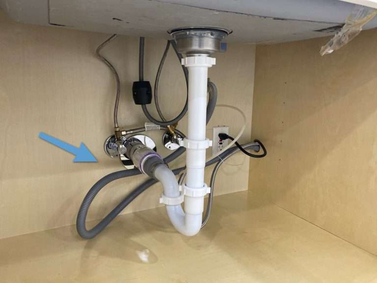 dishwasher hookup to kitchen sink