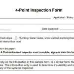 4 Point Inspection Form