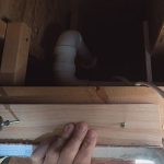 how to install a bathroom fan without attic access