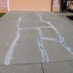 Method for Repairing Concrete Driveway Cracks