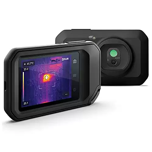 FLIR C3-X Compact Thermal Camera, Inspection Tool for Electrical/Mechanical, Building, and Maintenance Applications, with WiFi