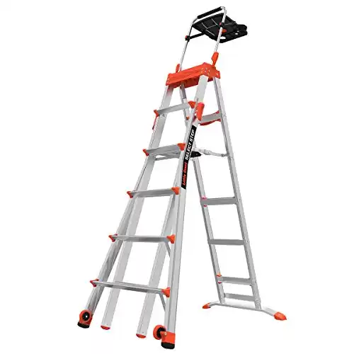 Little Giant Ladders, Select Step, 6-10 Foot, Stepladder, Aluminum, Type 1A, 300 Lbs weight rating (15109-001)