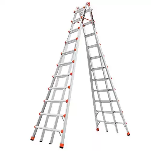 Little Giant Ladders, SkyScraper, M21, 11-21 Foot, Stepladder, Aluminum, Type 1A, 300 lbs Weight Rating, (10121)