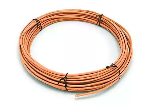 75 Feet (23 Meter) - Insulated Solid Copper THHN/THWN Wire - 10 AWG, Wire is Made in The USA, Residential, Commerical