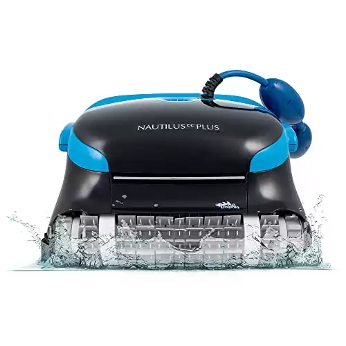 Dolphin Nautilus CC Plus Robotic Pool Vacuum Cleaner — Wall Climbing Capability