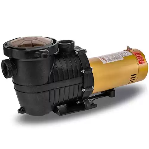XtremepowerUS 1.5HP Inground Pool Pump 5280GPH 1.5" NPT Inlet/Outlet 220V Dual Speed