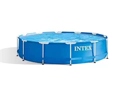 INTEX 28211EH 12ft x 30in Metal Frame Pool with Cartridge Filter Pump for Above-Ground Pool