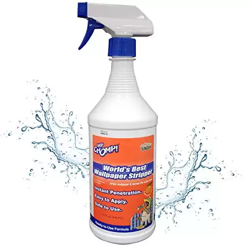 WP Chomp World s Best Wallpaper Stripper: and Sticky Paste Remover, Citrus Scent 32oz.trigger