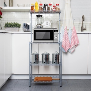 Microwave Stand with Storage
