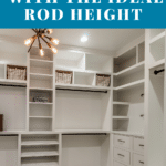 Maximizing Space and Efficiency: Finding the Perfect Closet Rod Height 18